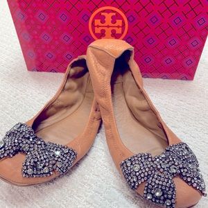Sold Out Embellished now Tory Burch flat